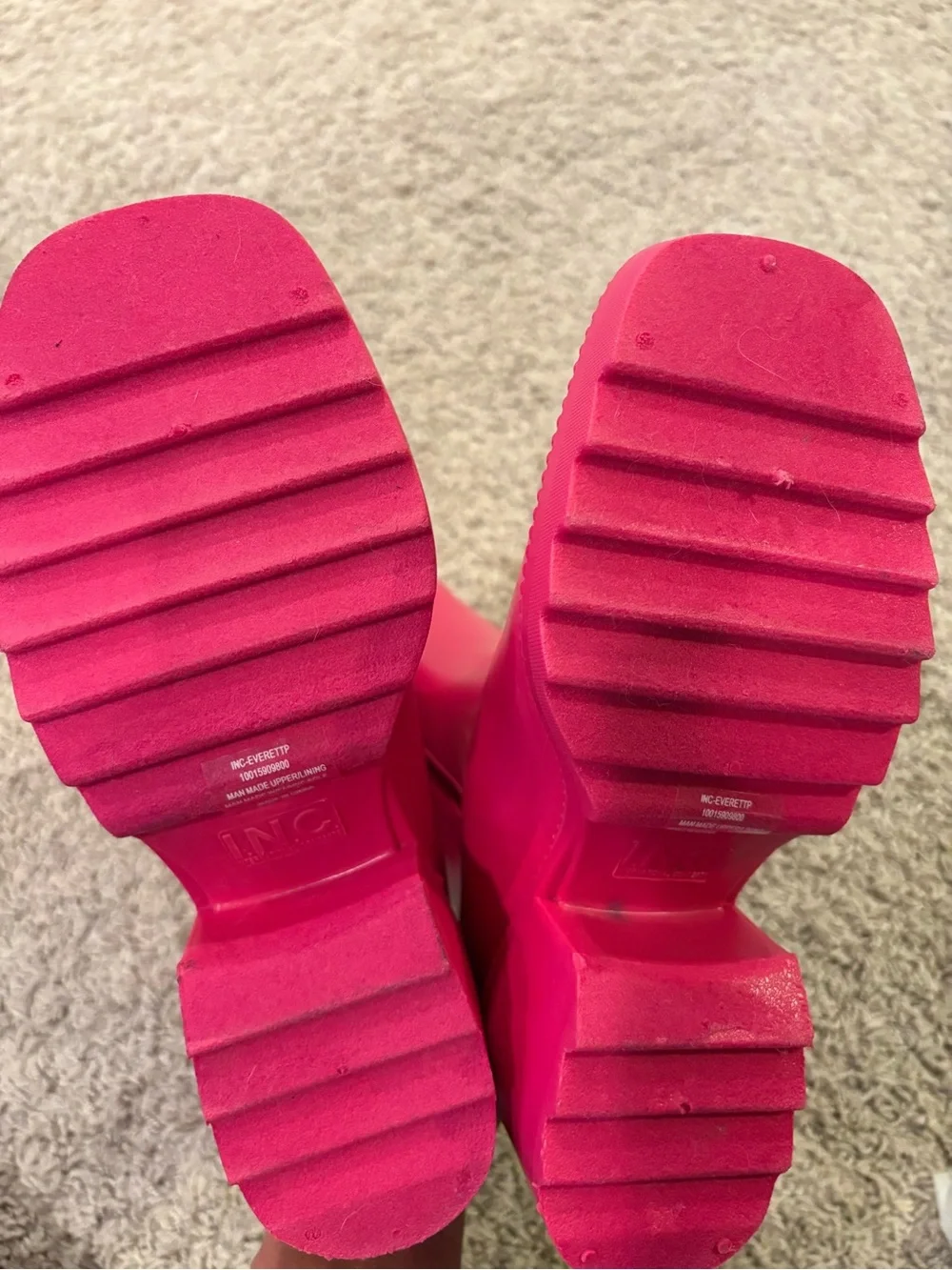 INC International Concepts Fuchsia Mid-Calf Rain Boots
